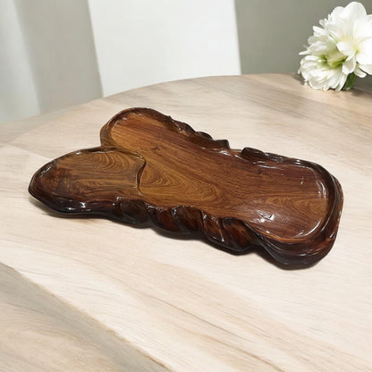 Rosewood Tea Tray: Lobster Shape Serving Board, Zen Home Decor