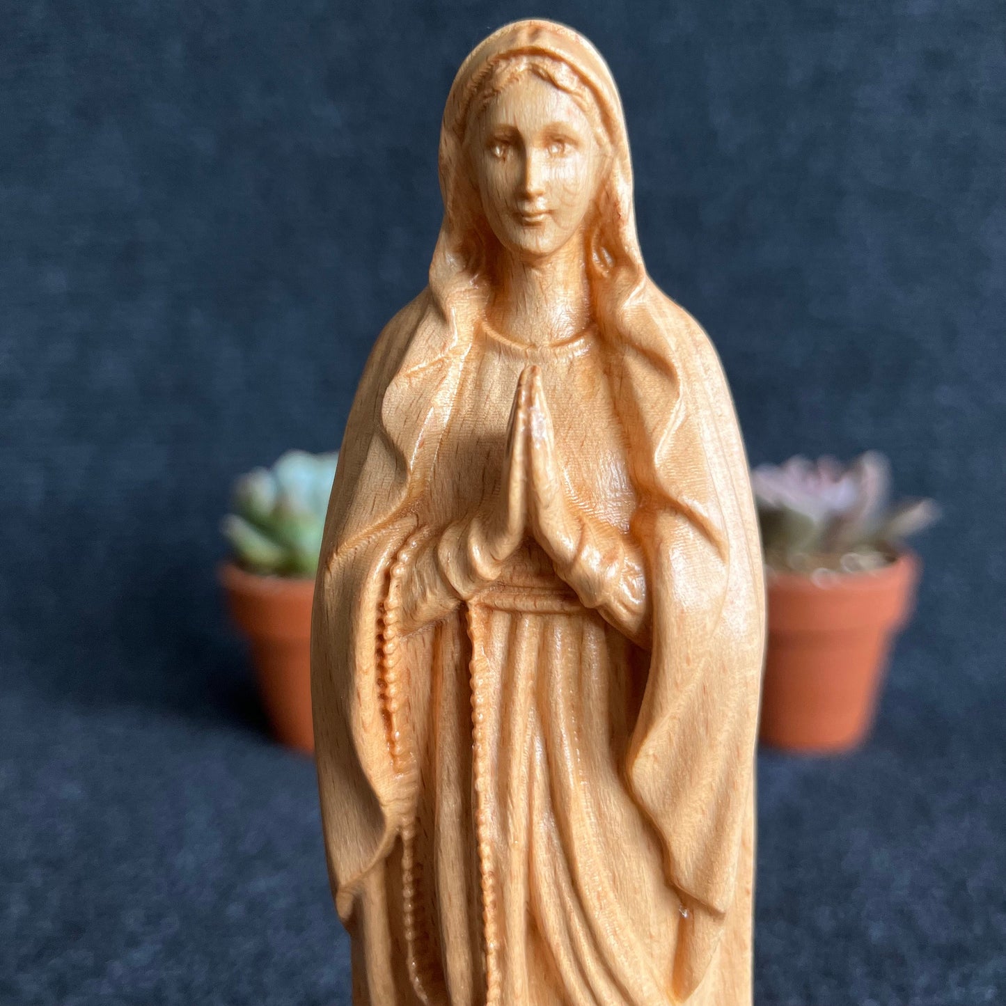 Wooden Crucifix Set – Jesus Christ, Virgin Mary & Saint Joseph