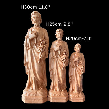 St. Joseph the Worker Wooden Statue