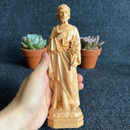 Wooden Crucifix Set – Jesus Christ, Virgin Mary & Saint Joseph