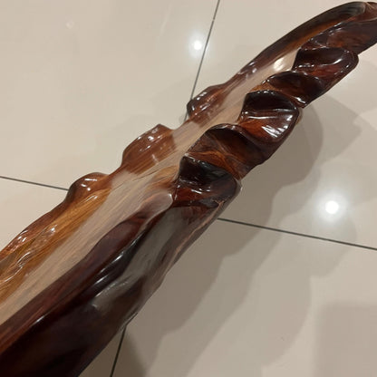 Rosewood Tea Tray: Lobster Shape Serving Board, Zen Home Decor