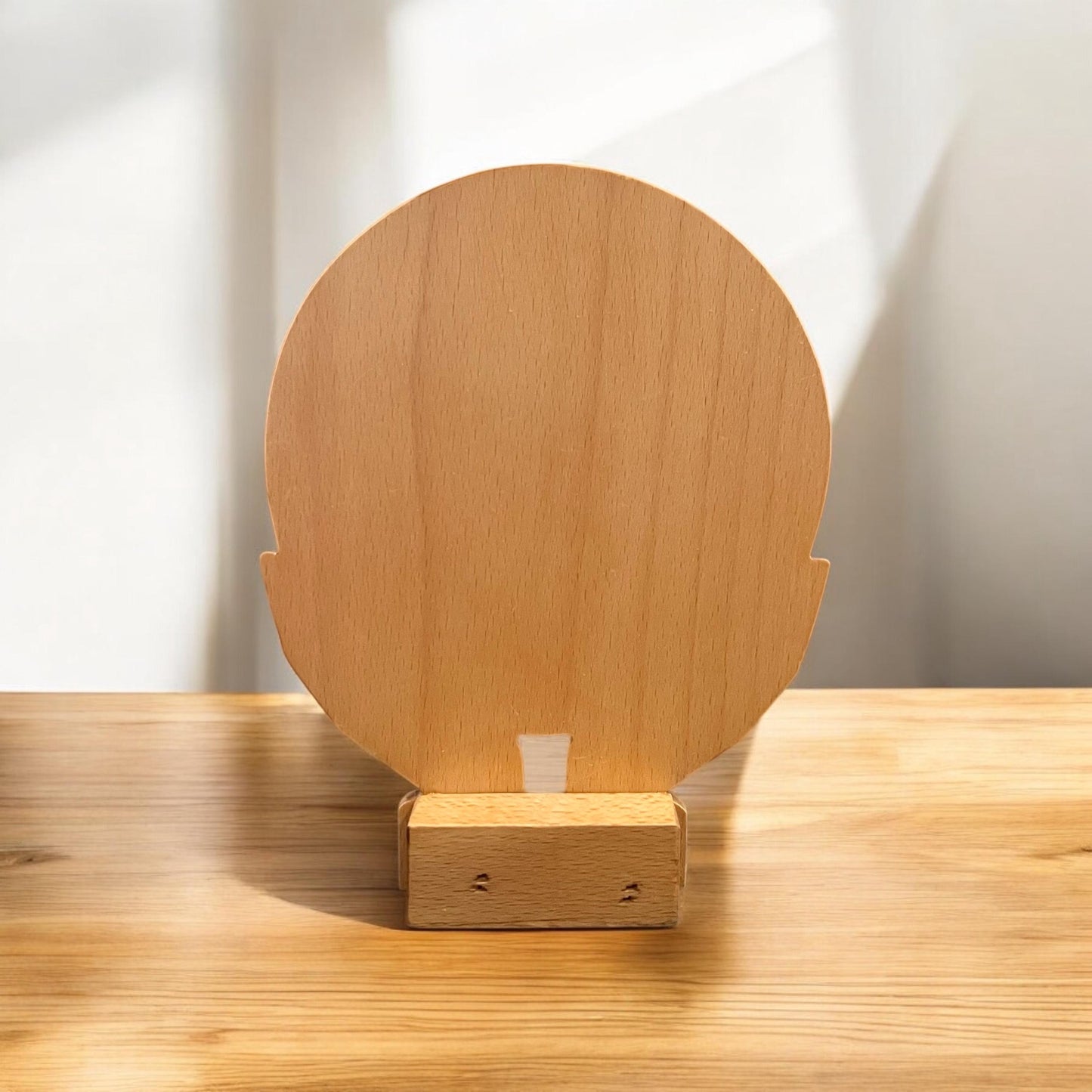 Beech Wood Pope Francis Sculpture: Catholic Blessing Statue