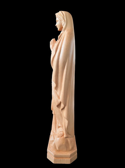 Our Lady of Lourdes Wooden Statue